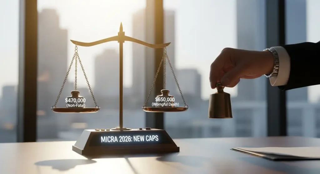 Fotografía conceptual de un moderno escritorio de despacho de abogados en California