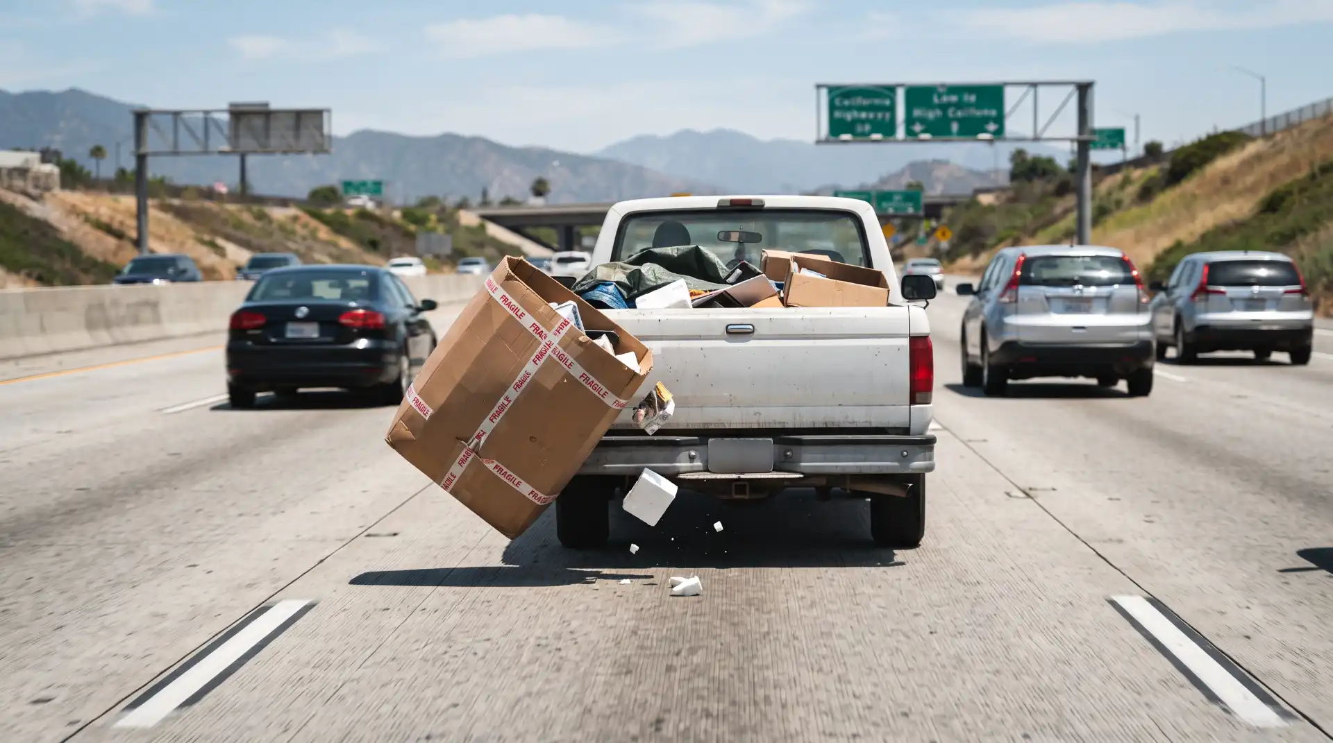 California Exige que las Cargas Estén Correctamente Aseguradas